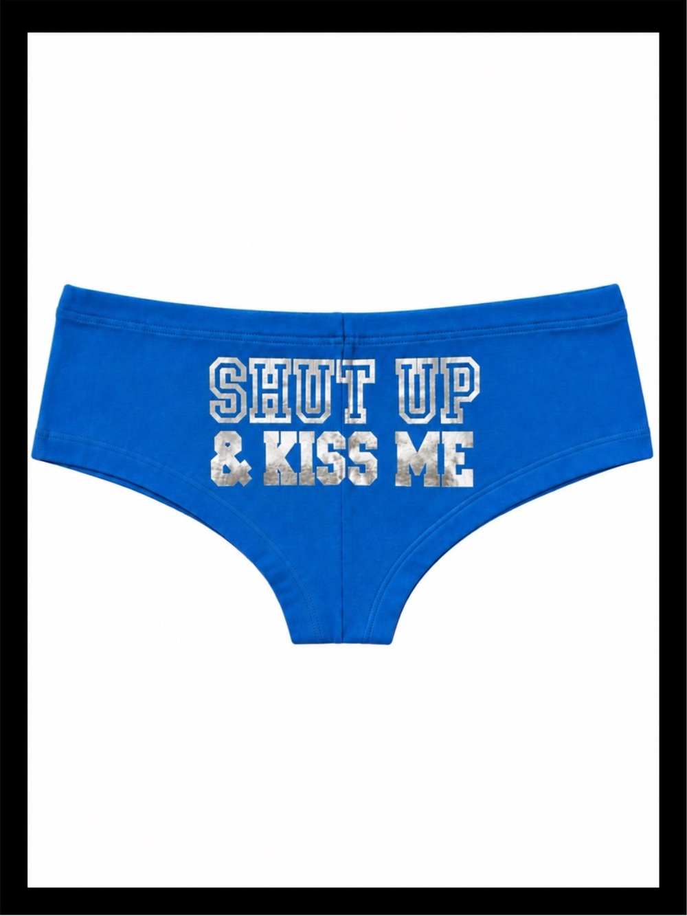 💕ⓅⒾⓃⓀ ⓋⓈ VINTAGE/RARE/HTF “SHUT UP & KiSS ME” ELR Cheeky Hipster Panties NWT💕